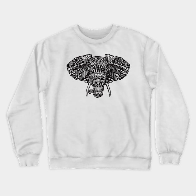 Elephant Mandala Crewneck Sweatshirt by inspiringtee